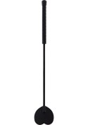 Crop Whip Heart Black