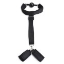 Costrittivio Bondage Back Restraint+gag black Costrittivio Bondage Back Restraint+gag black