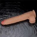 11'' Vibrating Power Basics Cock – realistyczne dildo wibracyjne z przyssawką