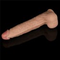 11'' Vibrating Power Basics Cock – realistyczne dildo wibracyjne z przyssawką
