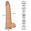 11'' Vibrating Power Basics Cock – realistyczne dildo wibracyjne z przyssawką