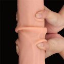 King Sized Sliding Skin™ Dual Layer Dong 14’’ – Gigantyczne Dwuwarstwowe Dildo z Przyssawką