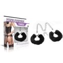 Fetish Pleasure Fluffy Leg Cuffs Black Fetish Pleasure Fluffy Leg Cuffs Black
