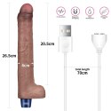 10.5" REAL SOFTEE – silikonowy wibrator realistyczny z wibracjami