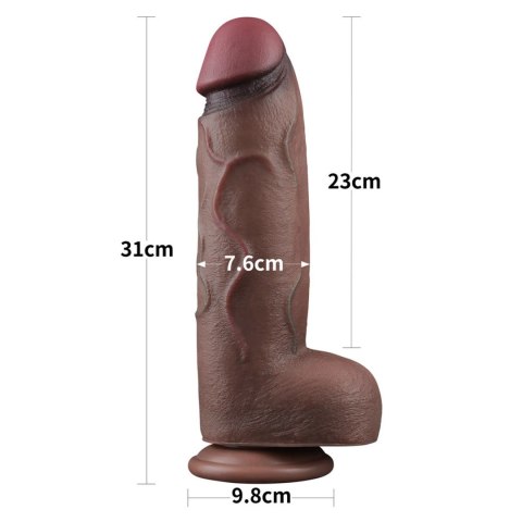 Love Toy – 12" Dual Layered Silicone Cock XXL Love Toy – 12" Dual Layered Silicone Cock XXL