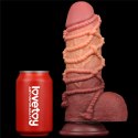 Love Toy™ King Size Dual-Layered Platinum Silicone Cock 9.5’’ z Linką