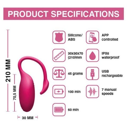 Magic Motion Flamingo Vibrating Bullet – inteligentny wibrator sterowany aplikacją Magic Motion Flamingo Vibrating Bullet – inteligentny wibrator sterowany aplikacją