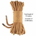 Rebellion Reign Natural Knot Bondage Rope Rebellion Reign Natural Knot Bondage Rope
