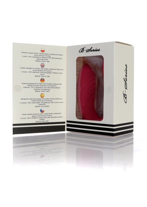 Massager Dual Vibrator USB – stymulator dla par z pilotem Massager Dual Vibrator USB – stymulator dla par z pilotem