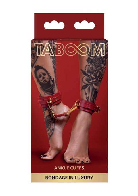 Ankle Cuffs Red Ankle Cuffs Red