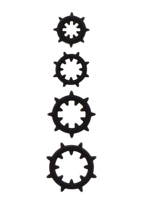 Nipple Enlargers with 8 Rings Black Nipple Enlargers with 8 Rings Black
