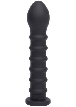 BlackSpire™ GripRidge 19 – Easy-Lock Ribbed Pleasure Dong