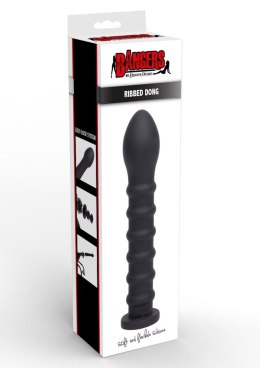 BlackSpire™ GripRidge 19 – Easy-Lock Ribbed Pleasure Dong