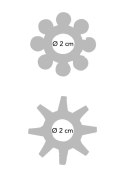 Power Stretchy Rings 2pcs Transparent Power Stretchy Rings 2pcs Transparent