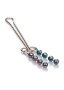 Beaded Clitoral Jewelry Blue Beaded Clitoral Jewelry Blue