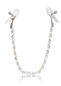 Crystal Chain Nipple Clamps Silver Crystal Chain Nipple Clamps Silver