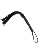 Long Beaded Flogger Whip Black Long Beaded Flogger Whip Black