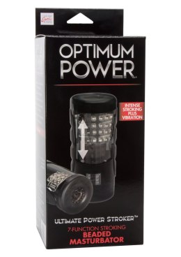 Ultimate Power Stroker Black – Masturbator z Wibracją i Rotacją | Multi-Function Pleasure