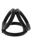 Tri Ring Cock Cage Black Tri Ring Cock Cage Black