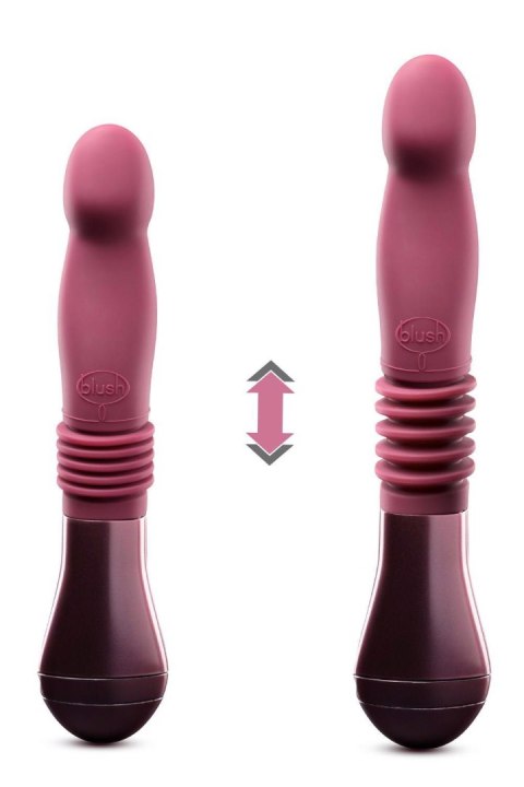 Temptasia™ Trixie Thrusting Dildo Wine – Wibrujące Dildo z Funkcją Pchnięć Temptasia™ Trixie Thrusting Dildo Wine – Wibrujące Dildo z Funkcją Pchnięć