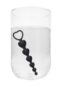 Anal Heart Beads - Black Anal Heart Beads - Black