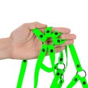 Full Body Harness - GitD - Neon Green/Black - S/M Full Body Harness - GitD - Neon Green/Black - S/M