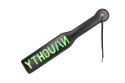 Paddle BDSM „Naughty” – Glow in the Dark (Black/Neon Green)