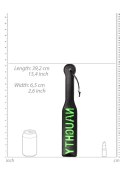 Paddle BDSM „Naughty” – Glow in the Dark (Black/Neon Green)