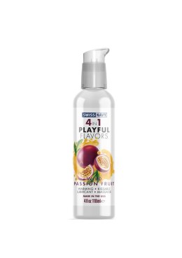 Swiss Navy® 4-in-1 Playful Flavors – Wild Passion Fruit 118 ml