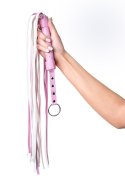 Anonymo flogger, PU leather, pink, 64 cm Anonymo flogger, PU leather, pink, 64 cm