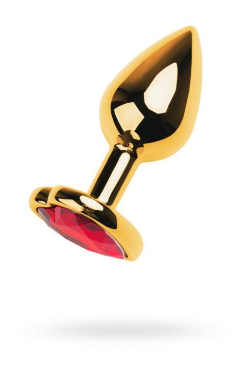 Gold anal plug with gem Gold anal plug with gem