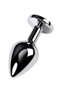 Silver anal plug with gem, turquoise Silver anal plug with gem, turquoise