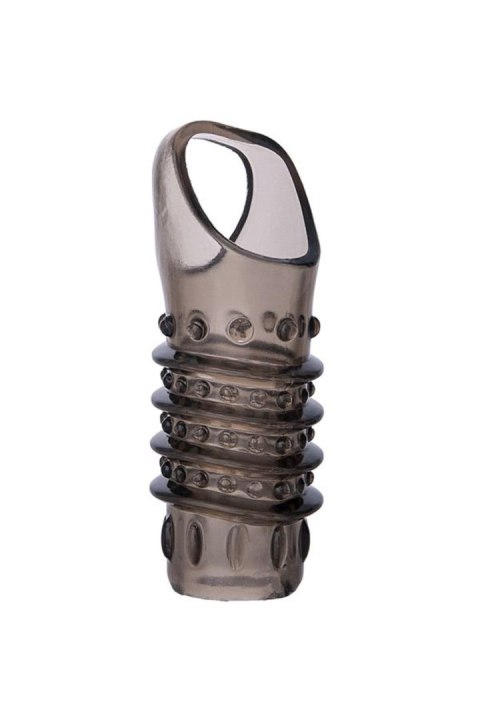 ToyFa XLover, Penis sleeve, for enlargement, TPE, transparent black, 10,5 cm ToyFa XLover, Penis sleeve, for enlargement, TPE, transparent black, 10,5 cm