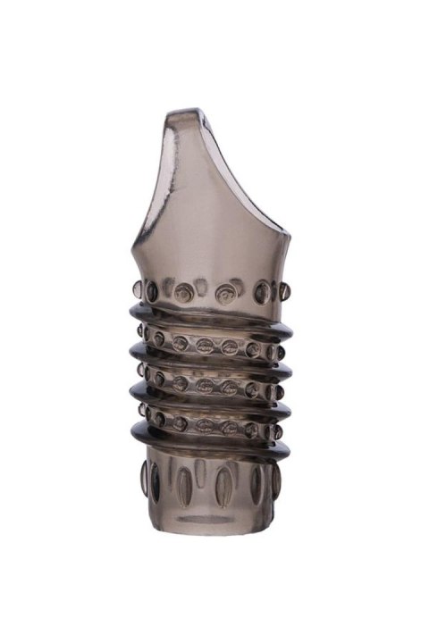 ToyFa XLover, Penis sleeve, for enlargement, TPE, transparent black, 10,5 cm ToyFa XLover, Penis sleeve, for enlargement, TPE, transparent black, 10,5 cm