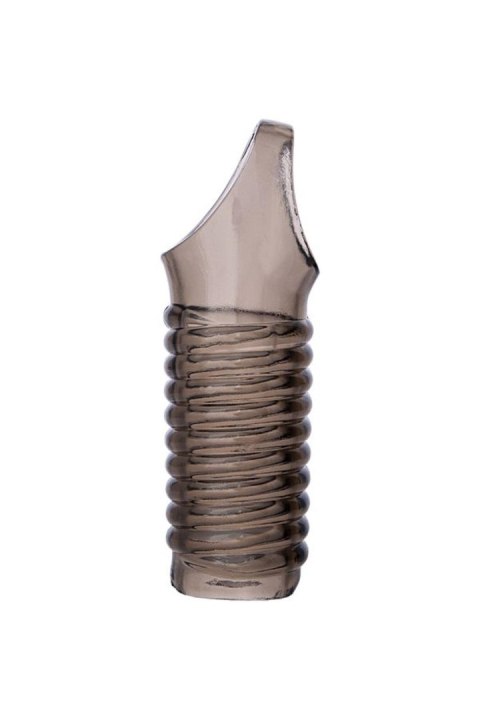 ToyFa XLover, Penis sleeve, for enlargement, TPE, transparent black, 11 cm ToyFa XLover, Penis sleeve, for enlargement, TPE, transparent black, 11 cm