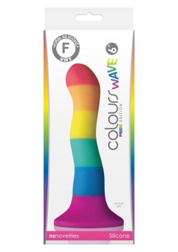 WAVESTONE PRIDE™ – Multikolorowe Dildo Fali Równości 6”