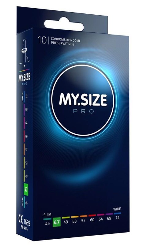 MY.SIZE PRO 47 mm – prezerwatywy (10 sztuk)