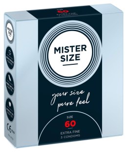 Mister Size 60 mm – prezerwatywy (3 sztuki)