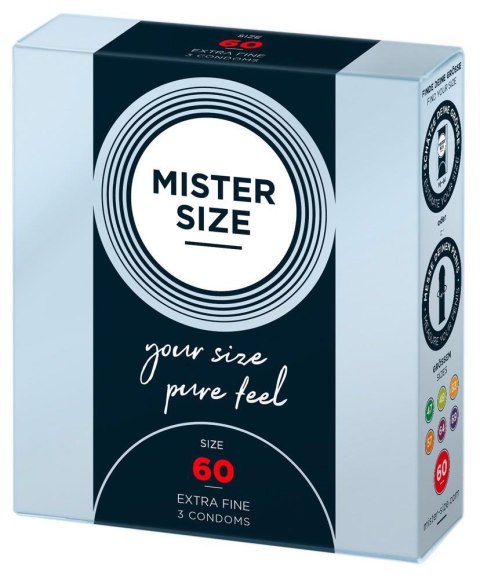 Mister Size 60 mm – prezerwatywy (3 sztuki) Mister Size 60 mm – prezerwatywy (3 sztuki)