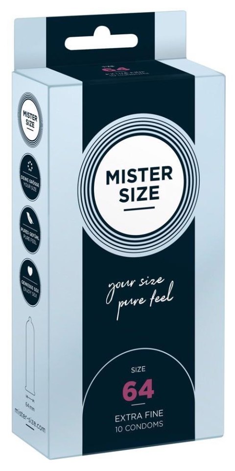 Mister Size 64 mm – prezerwatywy (10 sztuk) Mister Size 64 mm – prezerwatywy (10 sztuk)