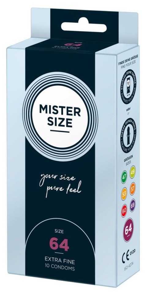 Mister Size 64 mm – prezerwatywy (10 sztuk) Mister Size 64 mm – prezerwatywy (10 sztuk)