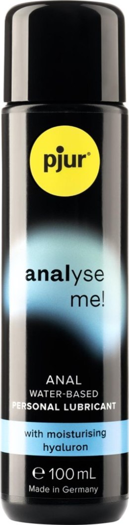 pjur analyse me! Comfort Glide – Żel Intymny 100 ml | Wodny Lubrykant z Kwasem Hialuronowym