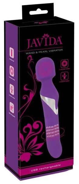 Javida™ – Wand & Pearl Vibrator | Masażer i Perłowy Wibrator 2w1 7 Trybów Wibracji • 3 Prędkości Obrotowe • Design Premium