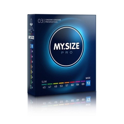 MY.SIZE PRO 72 mm – prezerwatywy XXL (3 sztuki) MY.SIZE PRO 72 mm – prezerwatywy XXL (3 sztuki)