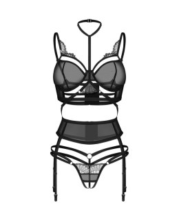 Premisis Black otwarty komplet 3-częściowy L/XL