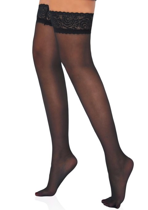 Satin Touch 20D Stay Ups Black Satin Touch 20D Stay Ups Black