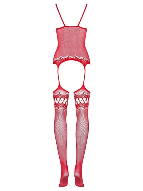 Bielizna-Bodystocking F214 czerwony S/M/L Bielizna-Bodystocking F214 czerwony S/M/L