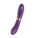 Flicking dual g spot vibrator