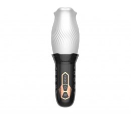 Rotating and vibrating masturbator