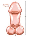 Glitterati, 3ft Rose Gold Mylar Balloon Glitterati, 3ft Rose Gold Mylar Balloon